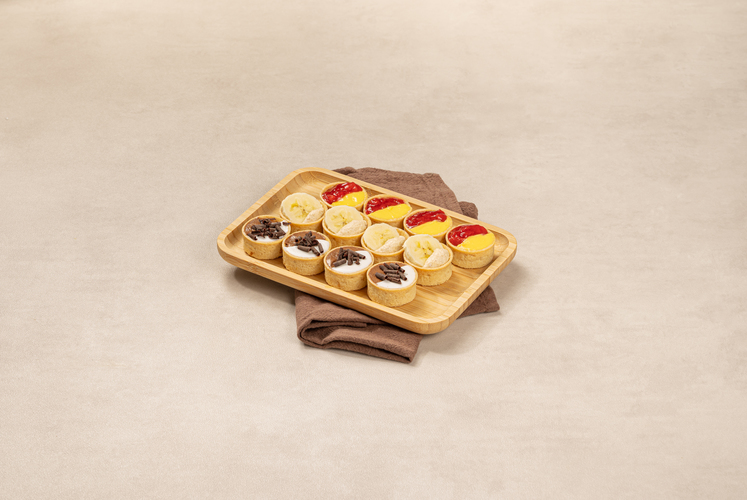 LES TARTELETTES GOURMANDISE - Citron fraise & chocolat coco & mousse aux amandes banane