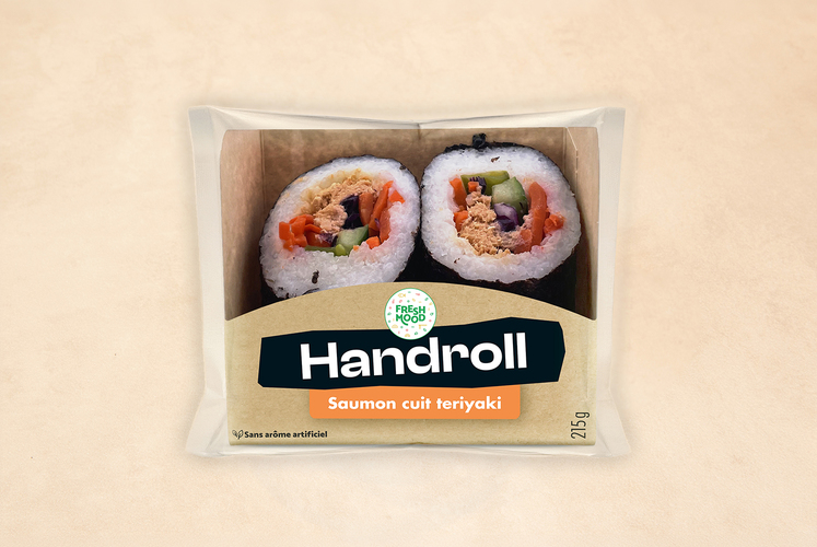 Handroll saumon cuit teriyaki