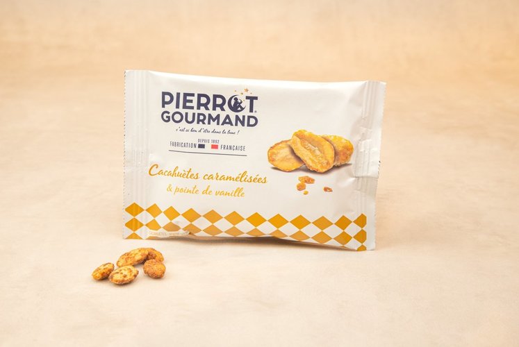Cacahuètes caramélisées aux grains de vanille