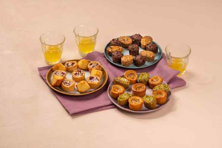 LES MINI MIRLITONS - chocolat & pommes caramel & abricot pistache & noix de coco & griotte amande & noisette