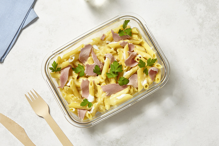 Penne jambon cantal aop
