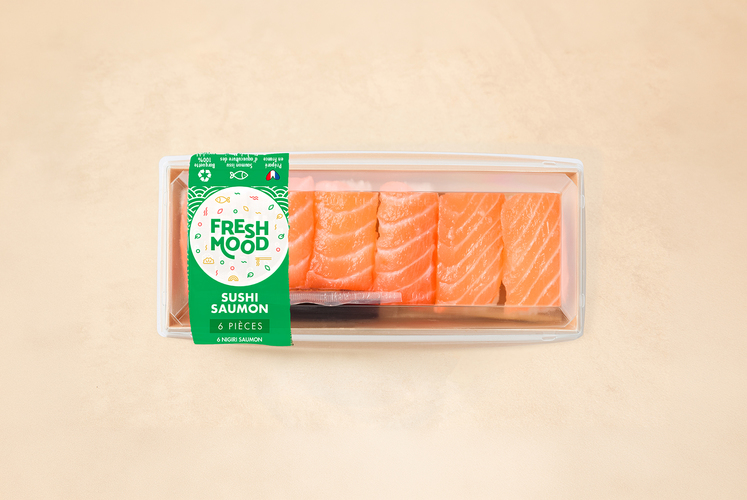 Box sushi saumon