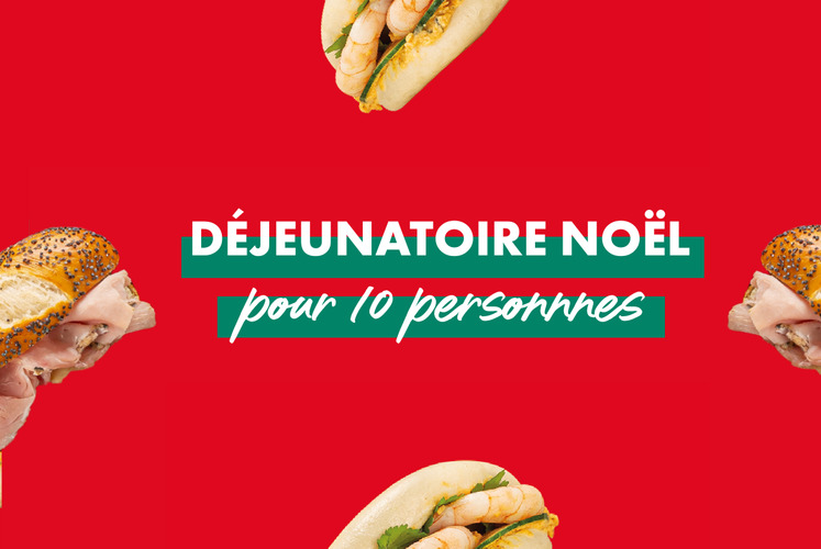 DEJEUNATOIRE NOEL pour 10 personnes