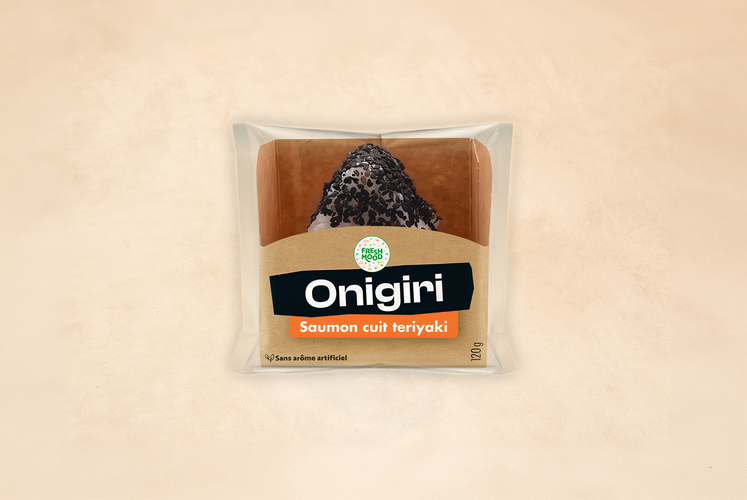 Onigiri saumon cuit teriyaki