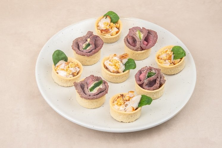 Les tartelettes - Bœuf & poulet