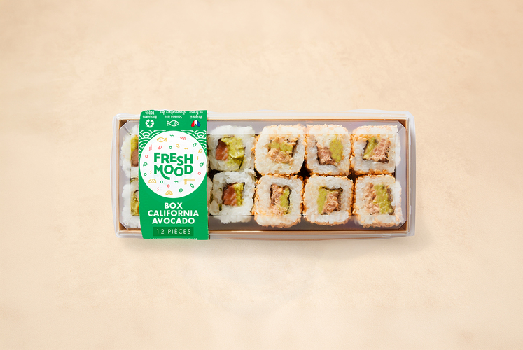 Box california avocado thon et saumon