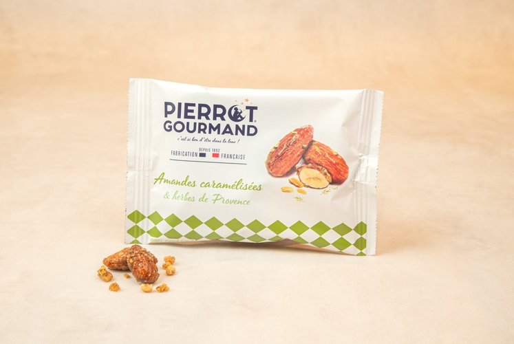 Amandes caramélisées aux herbes de Provence