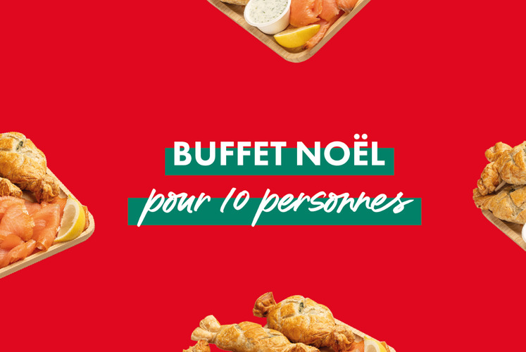 BUFFET NOEL pour 10 personnes