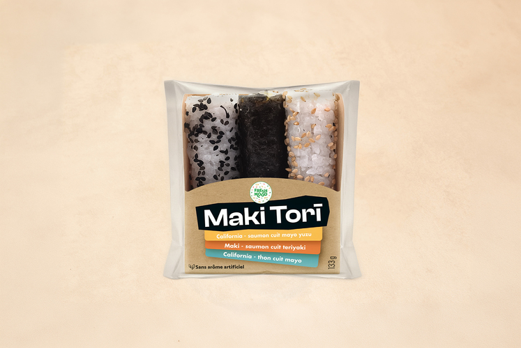 Maki tori saumon-saumon-thon