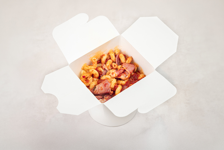 Pasta Arrabbiata et bacon