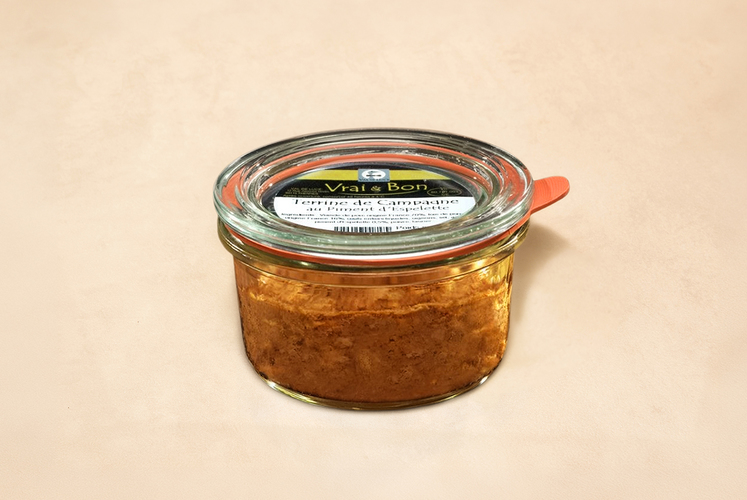 Terrine de campagne au piment d'Espelette