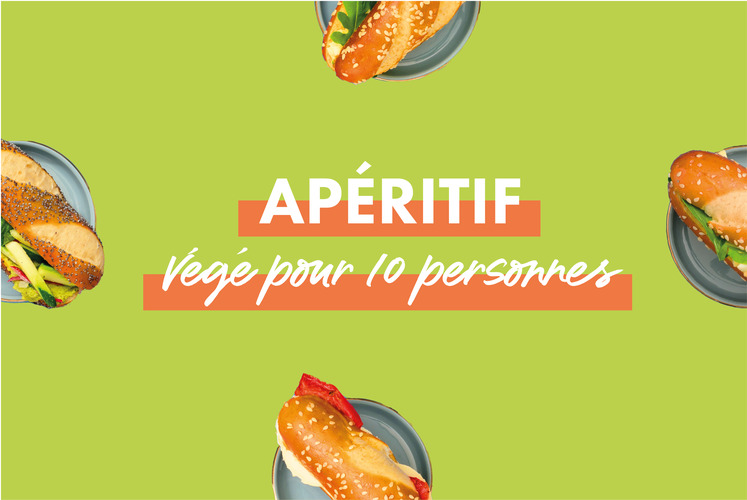 COCKTAIL APERITIF végé pour 10 personnes