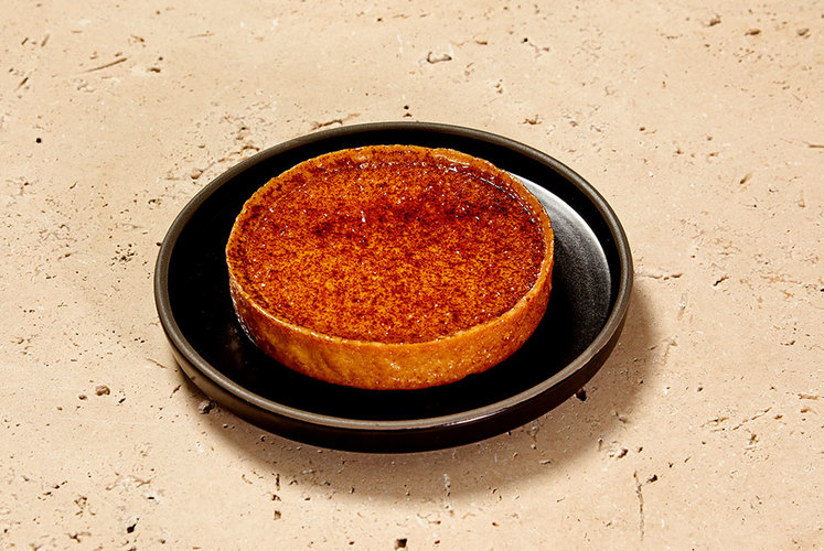 Tarte crème brûlée