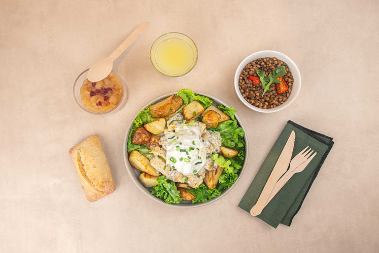 Salade Racinette Cœur Burrata - Plateau Bistrot