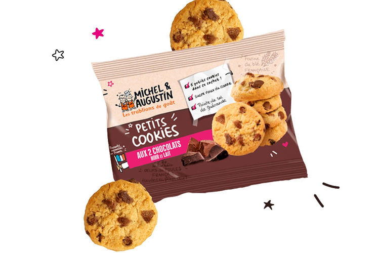 Petits cookies aux 2 chocolats