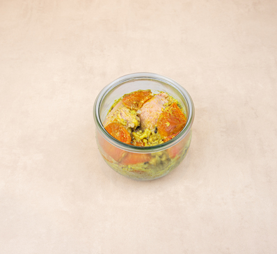 Curry de volaille et panaché de céréales