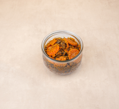 Dahl de lentilles et graines de courges