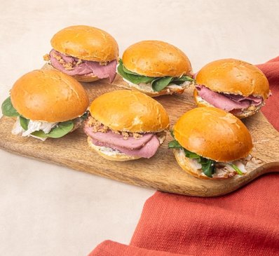 LES PETITS BUNS - Rôti de bœuf & émincé de poulet