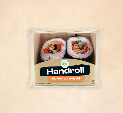 Handroll saumon cuit teriyaki