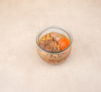 Cassoulet aux Manchons de canard confits
