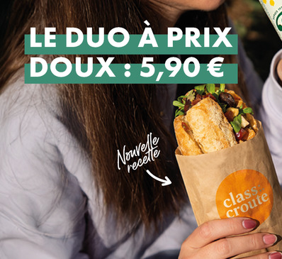 5,90 € - Duo pulco x sandwich basquaise 