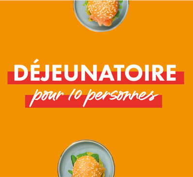 COCKTAIL DEJEUNATOIRE mixte pour 10 personnes