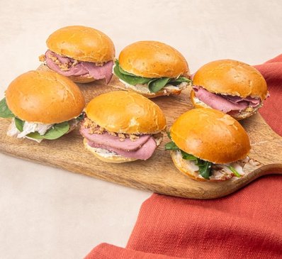 LES BABY BUNS - Pastrami & émincé de poulet