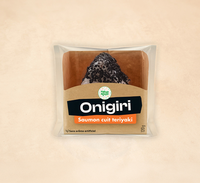 Onigiri saumon cuit teriyaki 