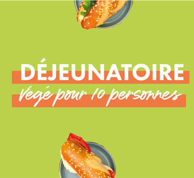 COCKTAIL DEJEUNATOIRE végé pour 10 personnes