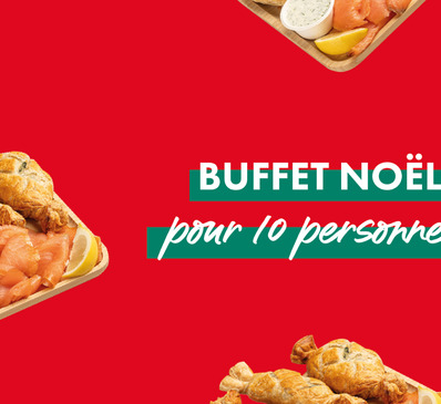 BUFFET NOEL pour 10 personnes