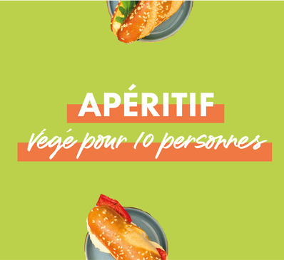 COCKTAIL APERITIF végé pour 10 personnes