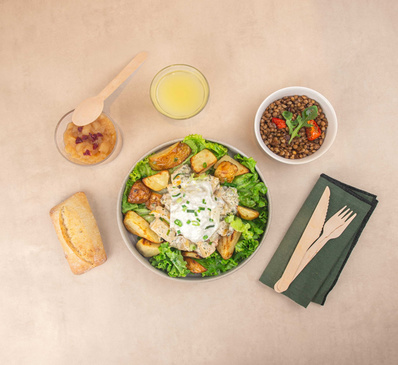 Salade Racinette Cœur Burrata - Plateau Bistrot
