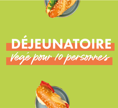 COCKTAIL DEJEUNATOIRE végé pour 10 personnes