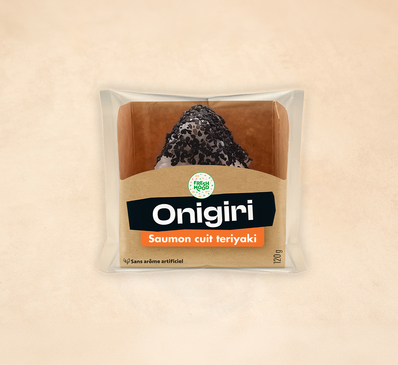 Onigiri saumon cuit teriyaki