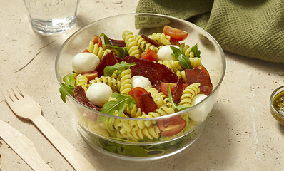 Salade fusilli pesto et bresaola