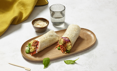 Wrap falafel tahini