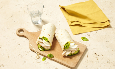 Wrap poulet curry